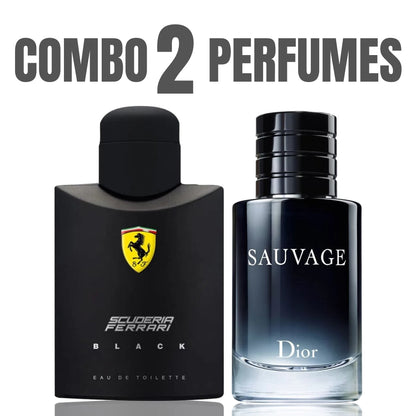 COMPRE 1 LEVE 2 -  Perfumes Masculino - Sauvage Dior e Ferrari Black (100ml cada)+ Frete Grátis