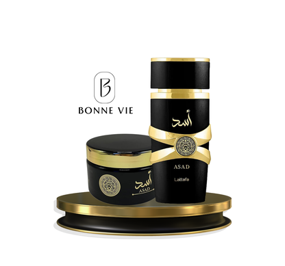 [ESQUENTA BLACK]Creme Hidratante Lattafa ASAD - Hidratante Árabe (250 ml)