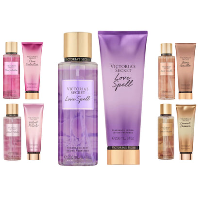 Kit 2 Perfumado Body Splash + Loção Hidratante Victoria's Secret Original , Creme de HIdratação, Perfume Corporal